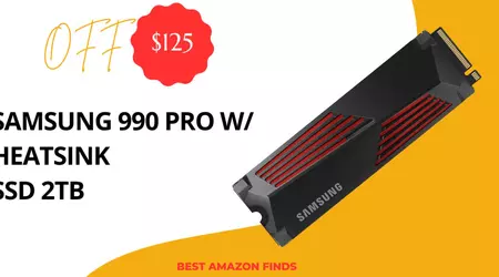 SAMSUNG 990 PRO w/ Heatsink SSD 2TB - Now $125 OFF - Prime Big Deal!