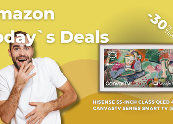 Hisense 55" QLED CanvasTV Smart Display – Now 30% Off!
