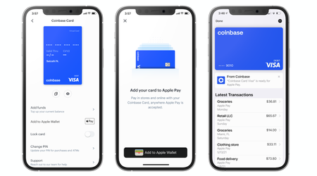 Coinbase cryptocurrency Austausch arbeitet jetzt mit Apple Pay und Google Pay