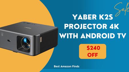 YABER K2s Projector 4K - Limited time deal $240 Discount!