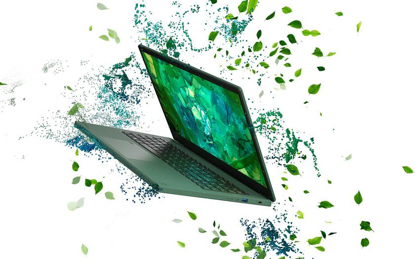 Acer Aspire Vero 15 – экологический ноутбук с чипами Raptor Lake и низким выбросом углекислого газа по цене от €849