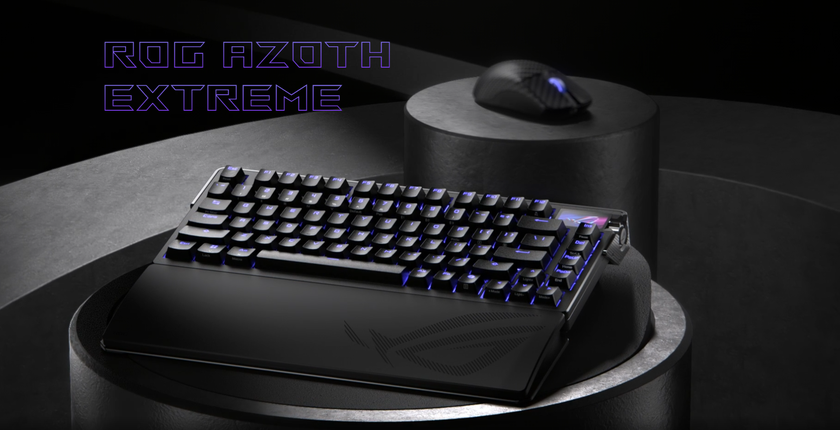 Asus анонсировала новую клавиатуру ROG Azoth Extreme по цене видеокарты RTX 4070