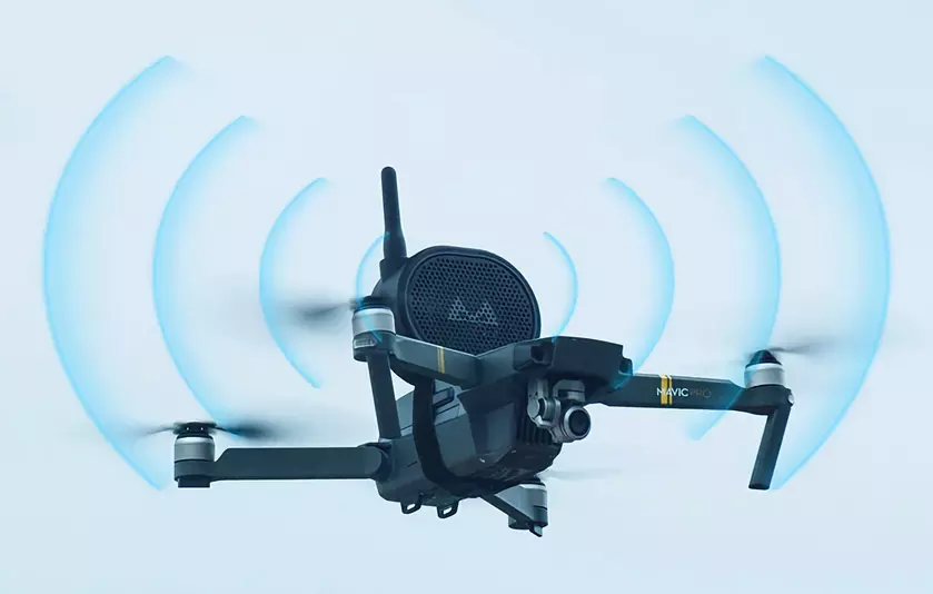 Летающий динамик для дронов DJI