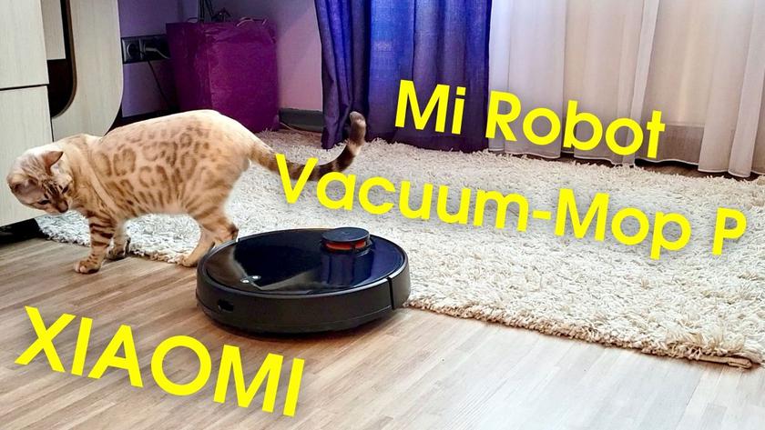 Videotest des Xiaomi Mi Robot Vacuum-Mop P Roboterstaubsaugers: leistungsstark und fortschrittlich