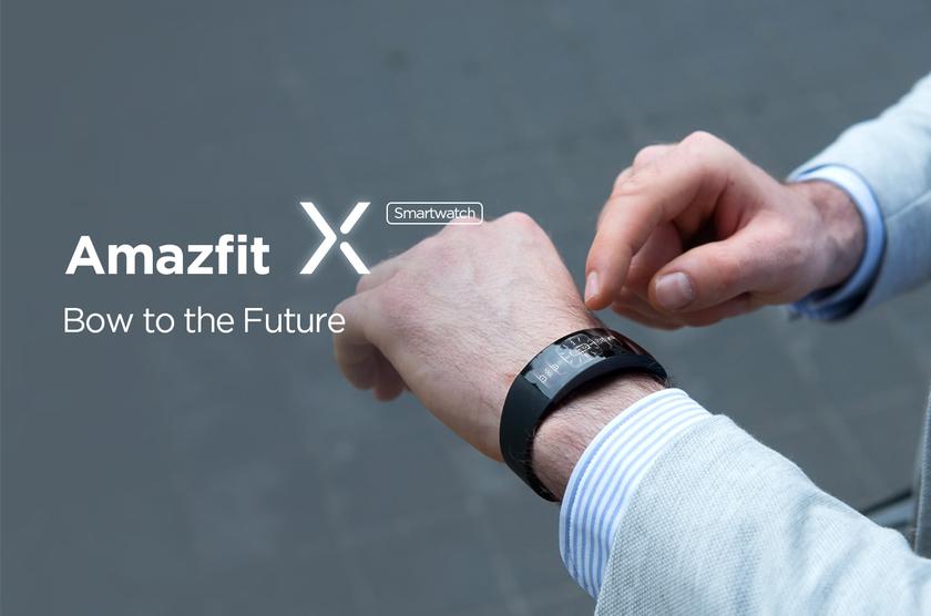Смарт-часы Amazfit X с изогнутым AMOLED-дисплеем, GPS и защитой от воды появились на Indiegogo c ценником в $149
