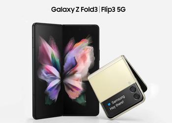 Samsung Galaxy Z Fold 3 and Galaxy Z Flip 3 appeared on high-quality official renders