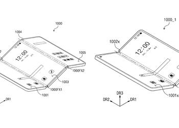 Патент на тройной складной смартфон Samsung подтверждает его разработку