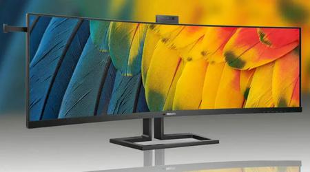 Philips presenta un monitor 5K ultra-grandangolare con un raggio di curvatura di 1500R a 940 euro