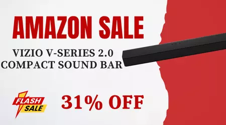 VIZIO V-Series 2.0 Compact Sound Bar - Now $24 Limited Discount!