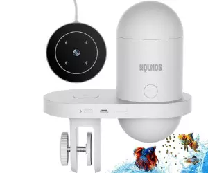 Wolmds Automatic Fish Feeder with 2.5K ...