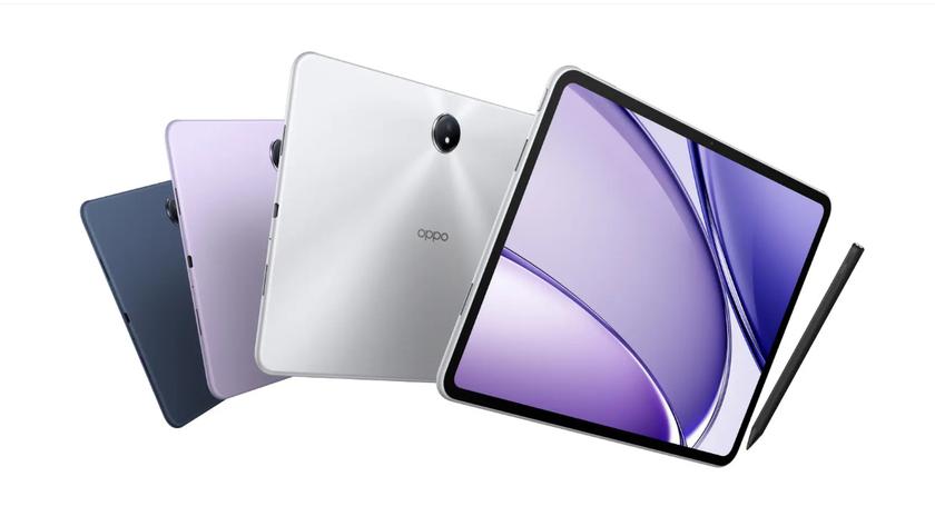 Новый планшет Oppo Pad 3 с Dimensity 8350 и фиолетовым цветом дебютирует 25 ноября