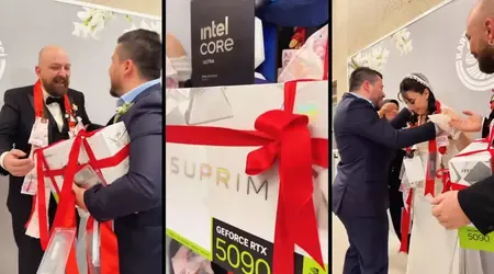 Such times - such gifts: Turkish newlyweds received a flagship RTX 5090 graphics card, top Intel Core Ultra CPU, and a set of four-channel DDR5