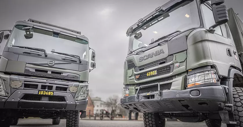 Volvo и Scania: новые грузовики на службе шведской армии