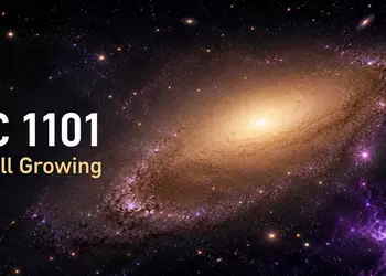 Галактика-каннибал: IC 1101 оказалась в пятнадцать раз больше Млечного Пути