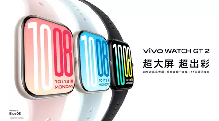 Анонсовано смартгодинник Vivo Watch GT 2: eSIM і до 33 днів автономності