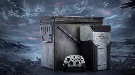 Microsoft invita a los usuarios de Twitter/X a participar en el sorteo de una consola Xbox Series X única en su estilo de Armored Core 6 Fires of Rubicon.