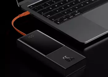 Аккумулятор Baseus на 20 000 мАч с мощностью в 65 Вт и встроенным кабелем USB-C можно купить на Amazon со скидкой 17%