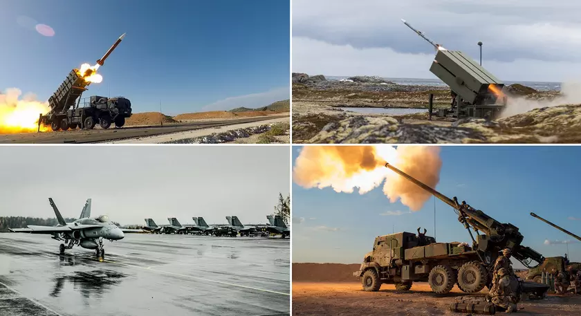 12 пусковых установок Patriot, системы NASAMS, гаубицы CAESAR, истребители и вертолёты – Вильнюс стал самым защищённым городом Европы перед саммитом НАТО