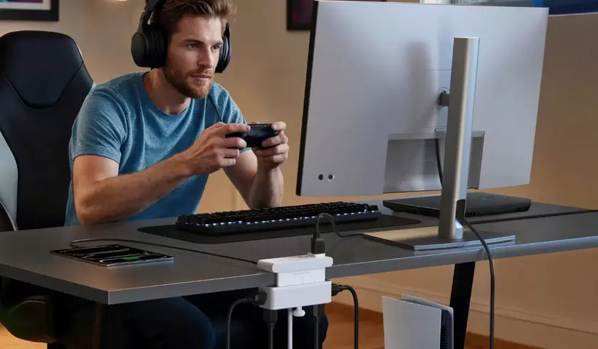 Компактный сетевой фильтр с зажимом