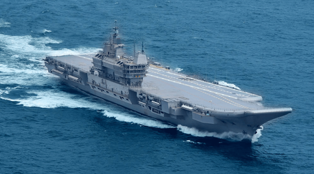 India has built the first aircraft carrier INS Vikrant at a cost of $2.5 billion - it can carry F-18 Super Hornet, Rafale M, Tejas and MiG-29 fighters