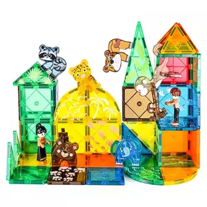 Asago Magnetic Tiles Animals Jungle