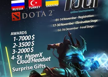 Kingston Technology проведет турнир HyperX Trilogy Tour Dota 2 среди геймеров Украины, Турции и России