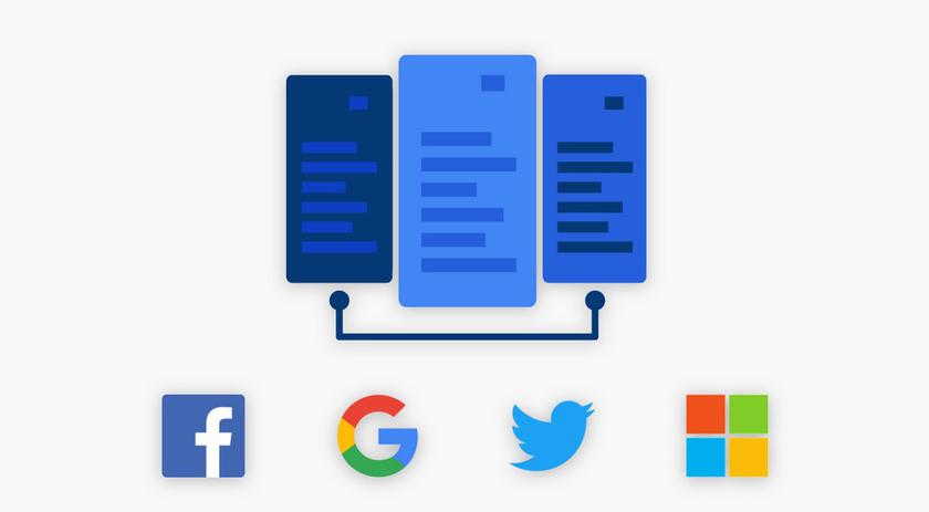Microsoft, Google, Facebook и Twitter запустили совместный проект для переноса данных