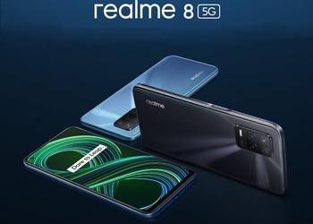 Official: Realme 8 5G with MediaTek Dimensity 700 chip will debut on April 21