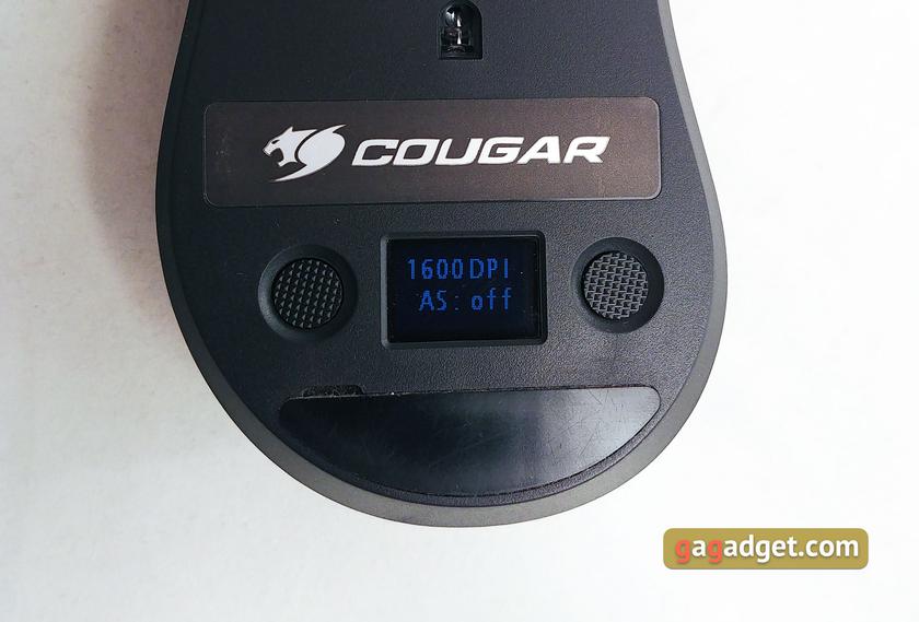 Обзор Cougar Surpassion: геймерская мышь с дисплеем и полной настройкой без ПО-30