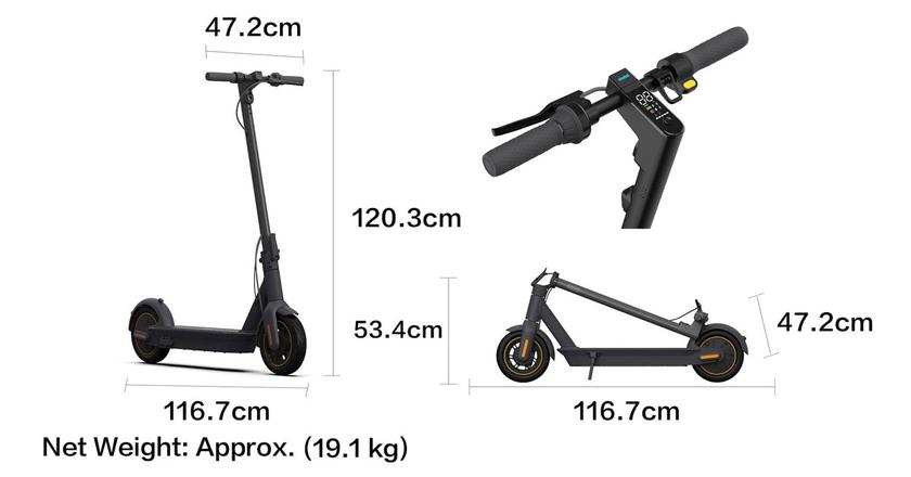 Segway-Ninebot MAX G30D II monopattino motorizzato per adulti