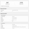 Geekbench result for Galaxy A36