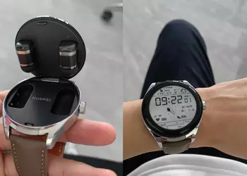 Here's what the Huawei Watch Buds will look like: a smartwatch with built-in TWS headphones