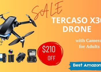 Tercaso X30 Drone with Camera for Adults - $210 Off Don't miss it!