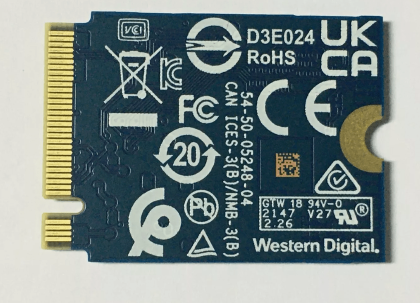 Western Digital SN530 steam deck compatible ssd