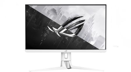ASUS zaprezentował wersję White Edition monitora ROG PG27UQR 4K