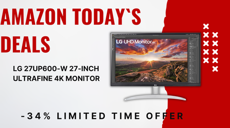 LG 27UP600-W 4K UHD IPS Monitor – Now 34% Off!