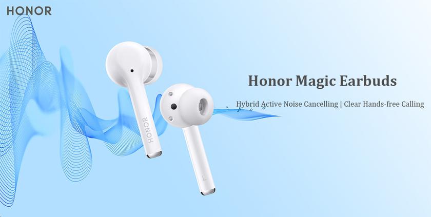 Honor Magic Earbuds: TWS-наушники с системой активного шумоподавления и автономностью до 13 часов за $61