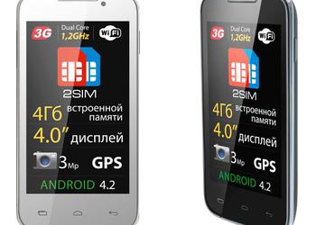 Пара двухсимных Android-смартфонов Explay Alto и Golf с двухъядерными процессорами