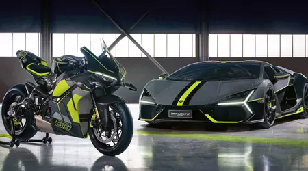 A new collaboration between Ducati and Lamborghini - the Panigale V4 Lamborghini sportbike
