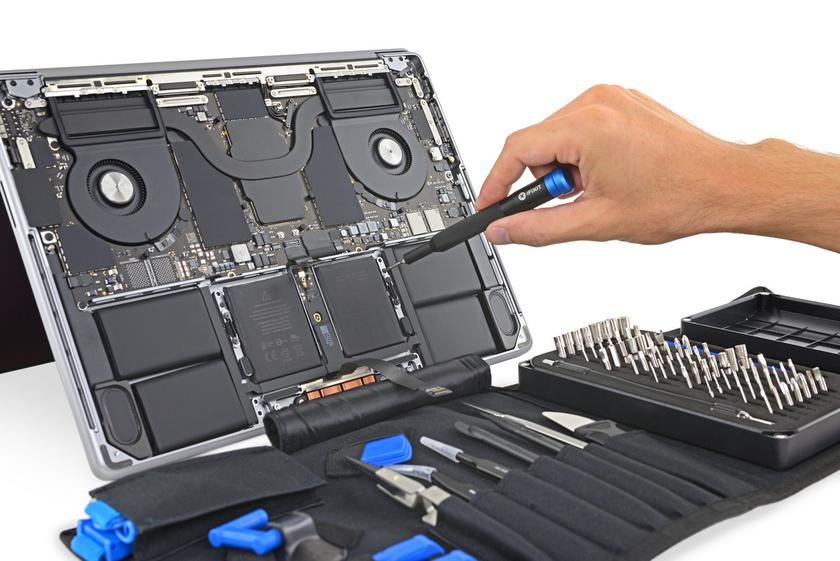 iFixit: новый MacBook Pro все еще сложно отремонтировать, но его оценка все же выше, чем у предшественников