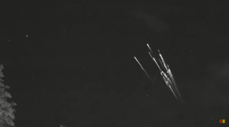 Le telecamere catturano la "morte infuocata" dei satelliti Starlink su Porto Rico
