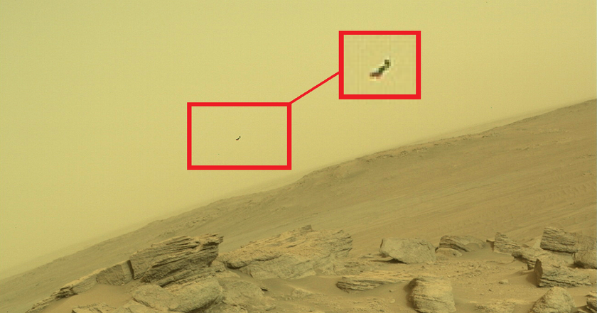 Fliegende Ameisen und UFOs auf dem Mars - der Staub auf der Linse des Perseverance-Rovers hat viele Verschwörungstheorien hervorgebracht