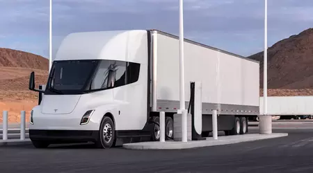 Plans for the first "public" Megacharger charging station for Tesla Semi electric trucks have been revealed online