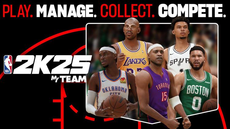 The NBA 2K25: MyTEAM mobile game ...