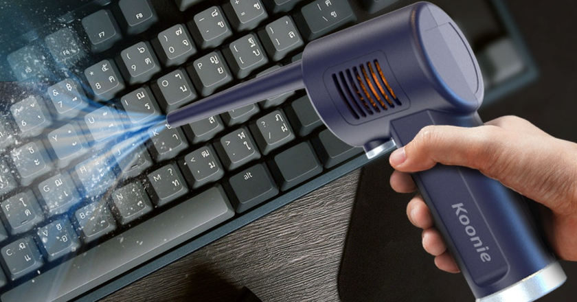 Nettoyeur de duster à air comprimé pour PC - Souffleur sans fil  rechargeable électrique pour ordinateur portable Clavier Nettoyage  électronique informatique