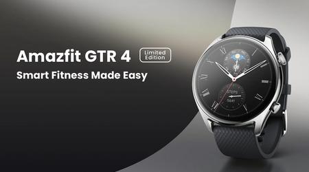 Amazfit GTR 4 Limited Edition : smartwatch avec recharge sans fil et capteur de température corporelle pour 249 dollars