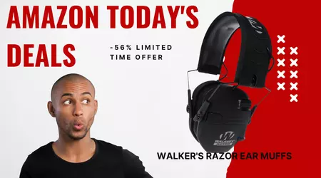 Walker's Razor Slim Electronic Ear Muffs – Now 56% Off on Amazon!