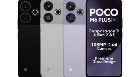 POCO M6 Plus 5G: дисплей на 120 Гц, чип Snapdragon 4 Gen 2 AE, камера на 108 МП та ціна від $160