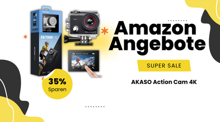 AKASO EK7000 Pro Action Cam 4K – Jetzt 38€ günstiger!