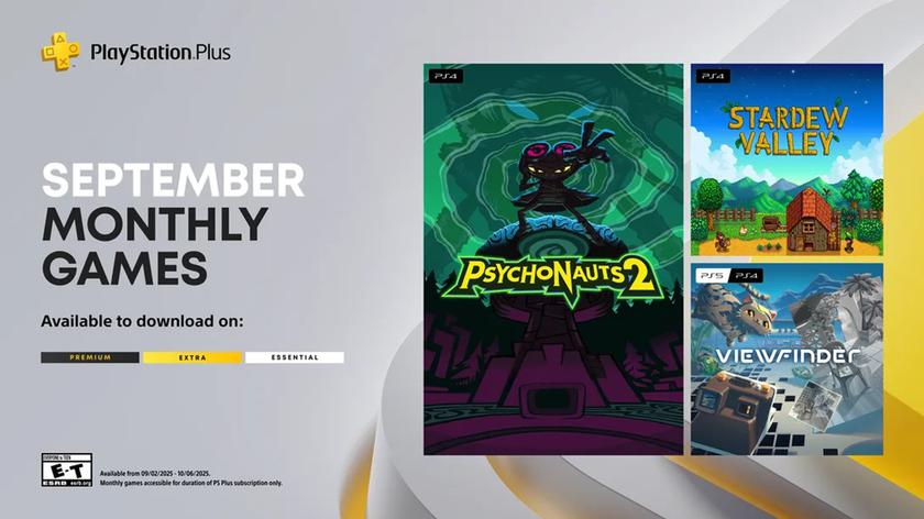Psychonauts 2, Stardew Valley и Viewfinder в сентябрьской подборке PS Plus